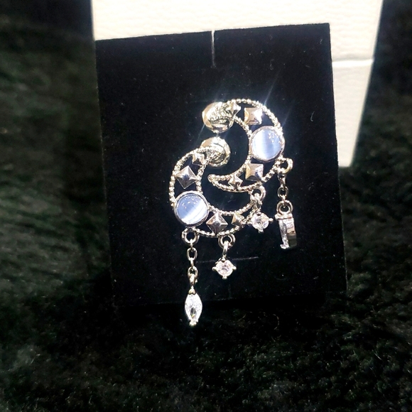 🌙 Earings Cubic Zircon - Picture 4 of 7